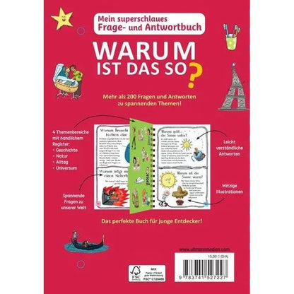 Mein superschlaues Frage und Antwortbuch Warum ist das so - Mehr als 200 Fragen und Antworten zu spannenden Themen - Isabelle Fougère - Buch - 112 S. - Deutsch - 2023 - Ullmann Medien GmbH - EAN 9783741527227