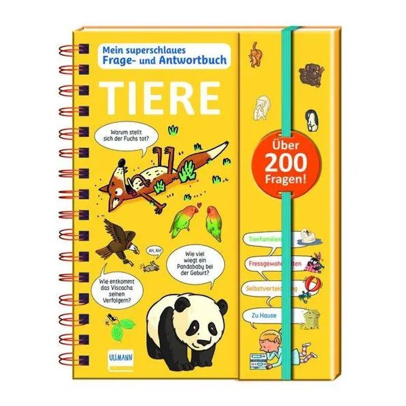 Mein superschlaues Frage und Antwortbuch Tiere - Mehr als 200 Fragen und Antworten zu spannenden Themen - Sophie De Mullenheim - Buch - 112 S. - Deutsch - 2023 - Ullmann Medien GmbH - EAN 9783741527210