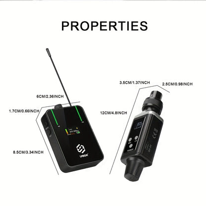 Das LMBGM AR9 Pro UHF Wireless Charging In-Ear Monitoring System bietet Multi-Channel-Funktionalität mit 16 wählbaren Signalkanälen und ist somit ideal für Sänger, Bands und Live-Auftritte.
