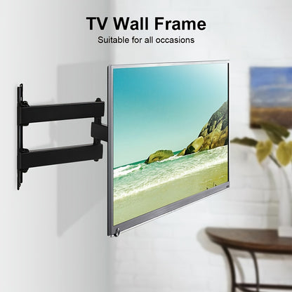 1 Stk. Ausziehbarer, drehbarer TV-Ständer, Wandmontierte Teleskophalterung, Computermonitor Wandmontage, Geeignet für die meisten 43.18-139.7 cm TVs oder Computermonitore, mit 4 Verlängerungsarmen, Tragkraft 20Kg