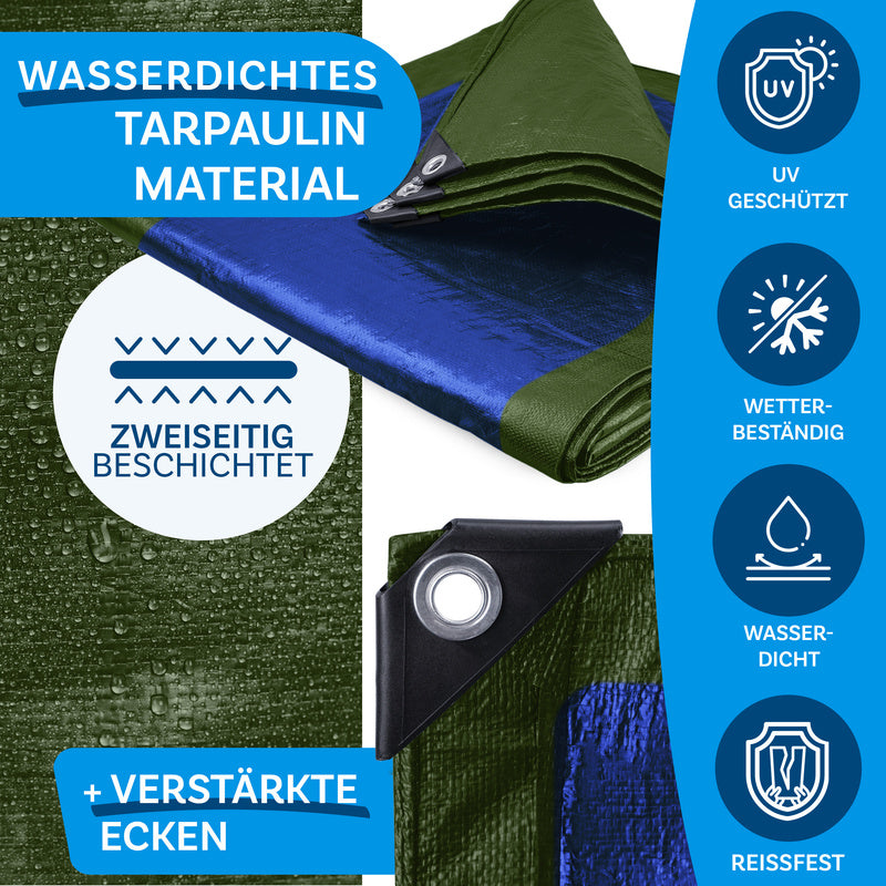 Abdeckplane, wasserdicht für Garten und Terrasse – Detailansicht 5