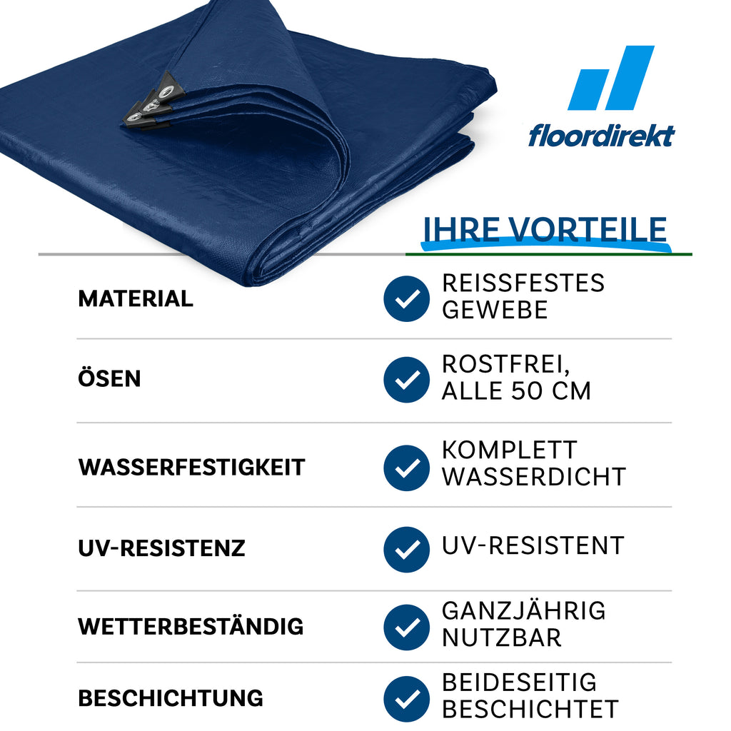 Abdeckplane, wasserdicht für Garten und Terrasse – Detailansicht 14
