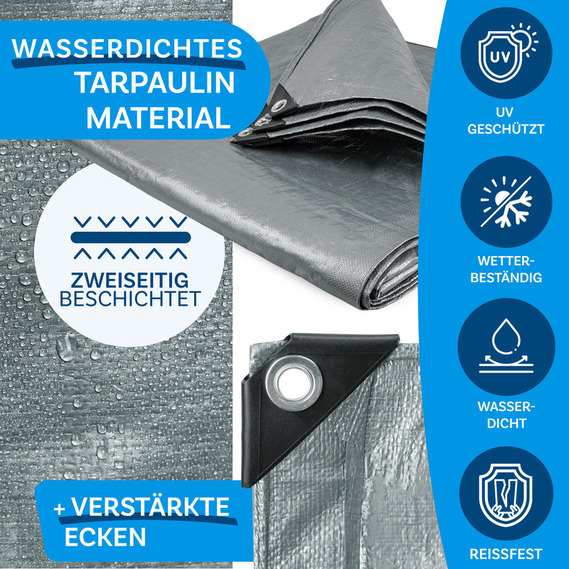 Abdeckplane, wasserdicht für Garten und Terrasse – Detailansicht 23