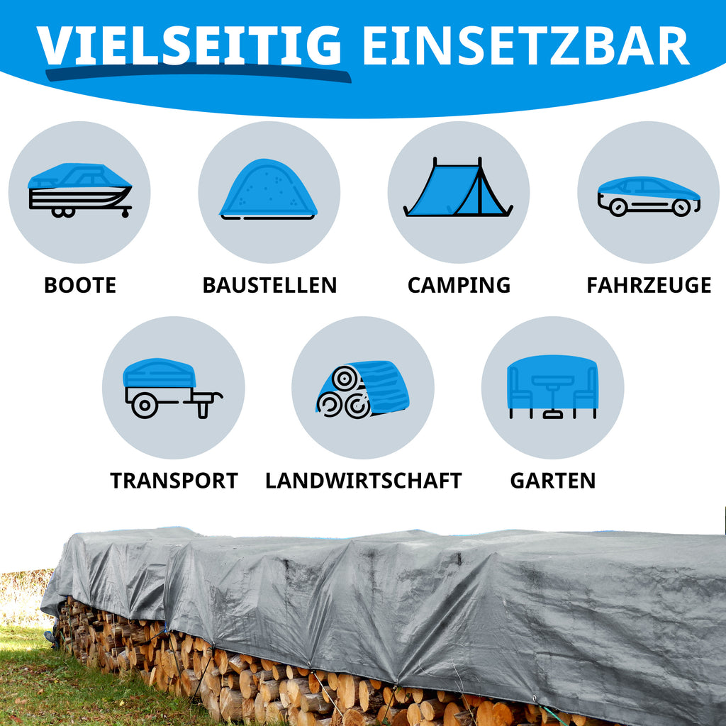 Abdeckplane, wasserdicht für Garten und Terrasse – Detailansicht 24