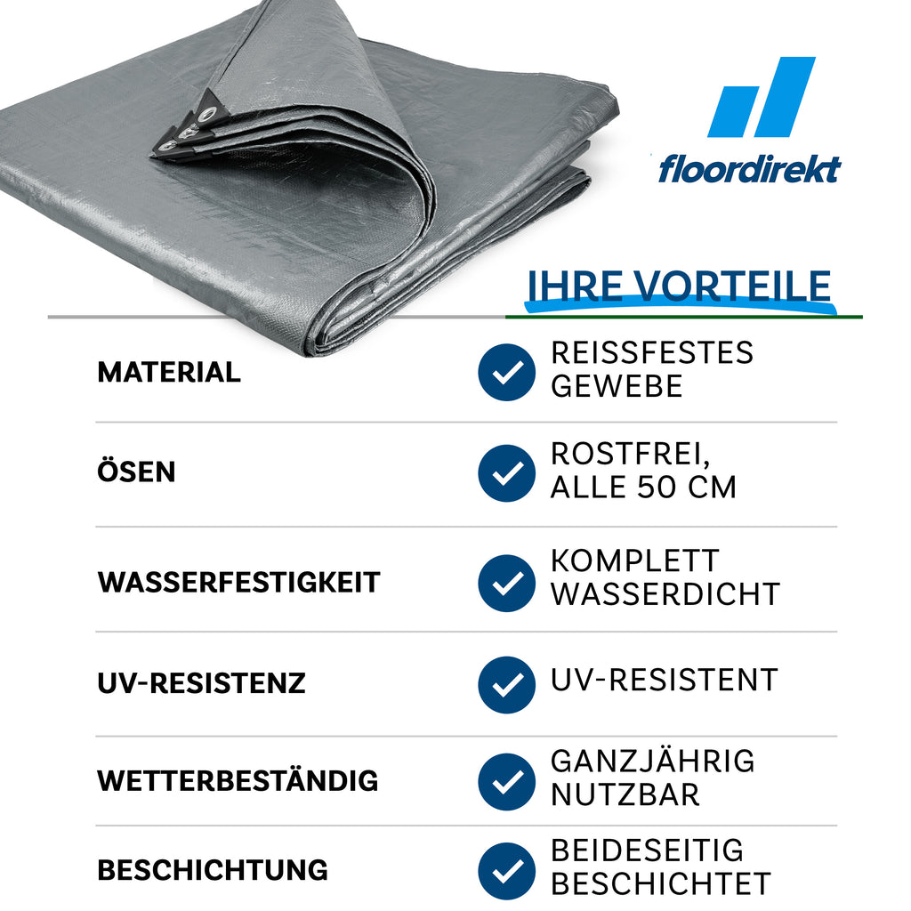 Abdeckplane, wasserdicht für Garten und Terrasse – Detailansicht 26