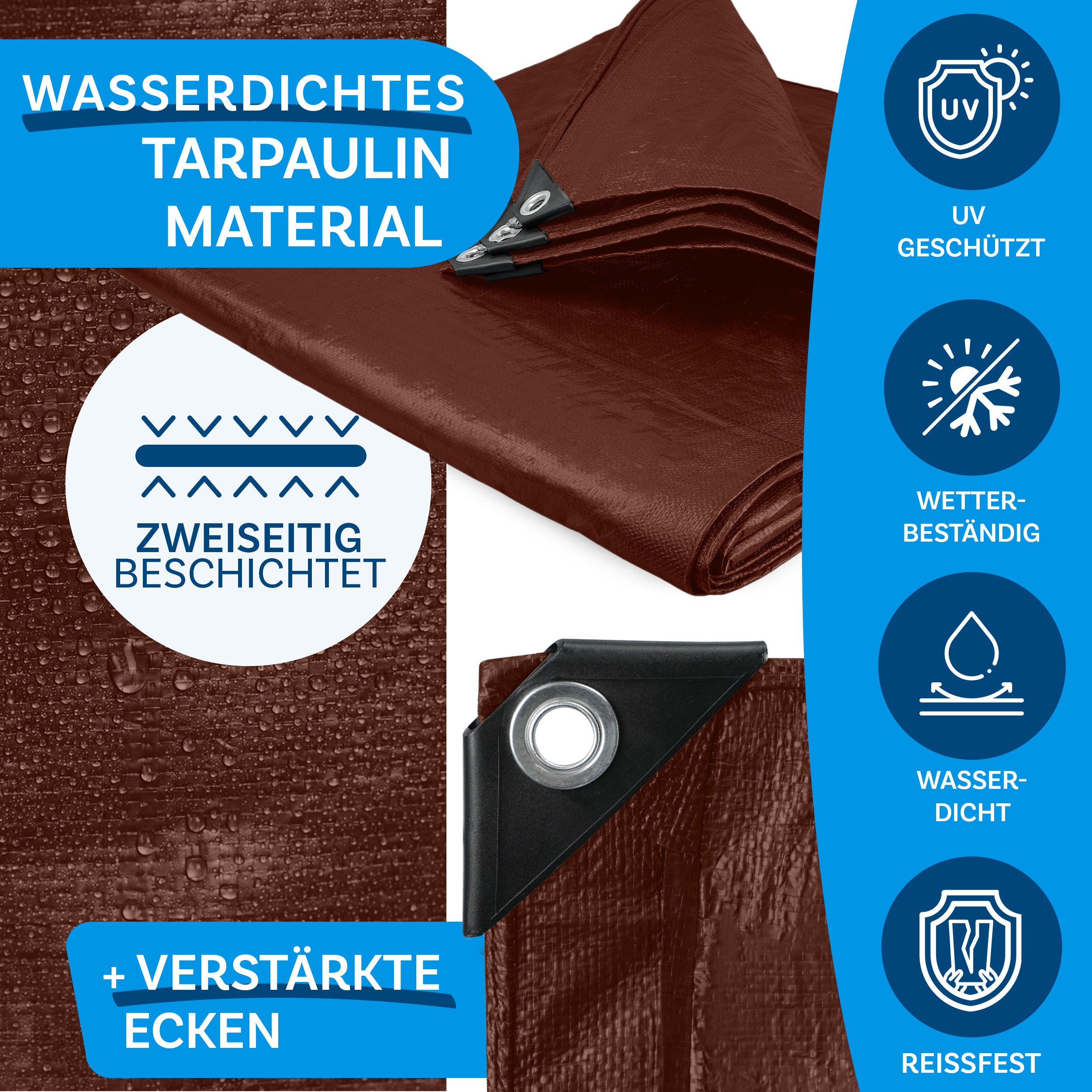 Abdeckplane, wasserdicht für Garten und Terrasse – Detailansicht 29