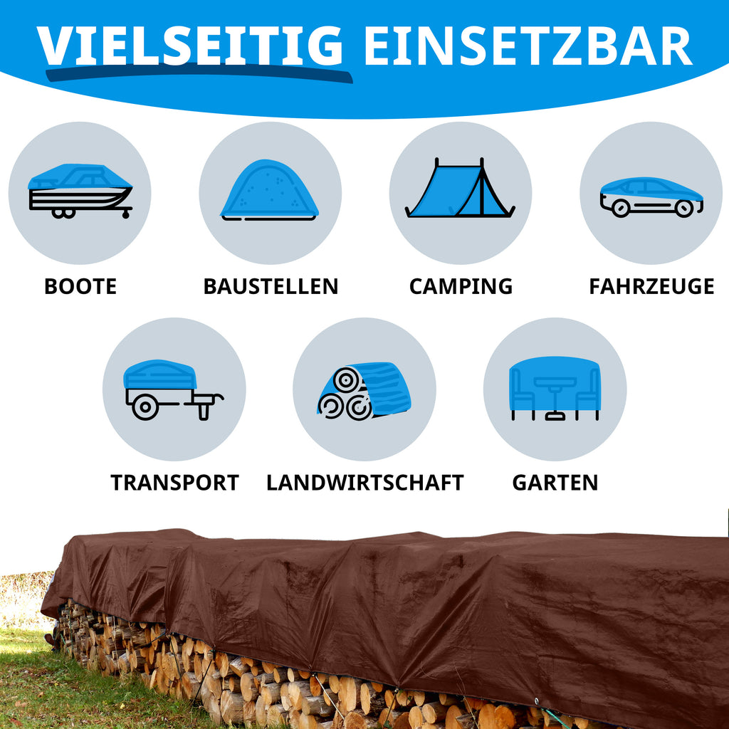 Abdeckplane, wasserdicht für Garten und Terrasse – Detailansicht 30