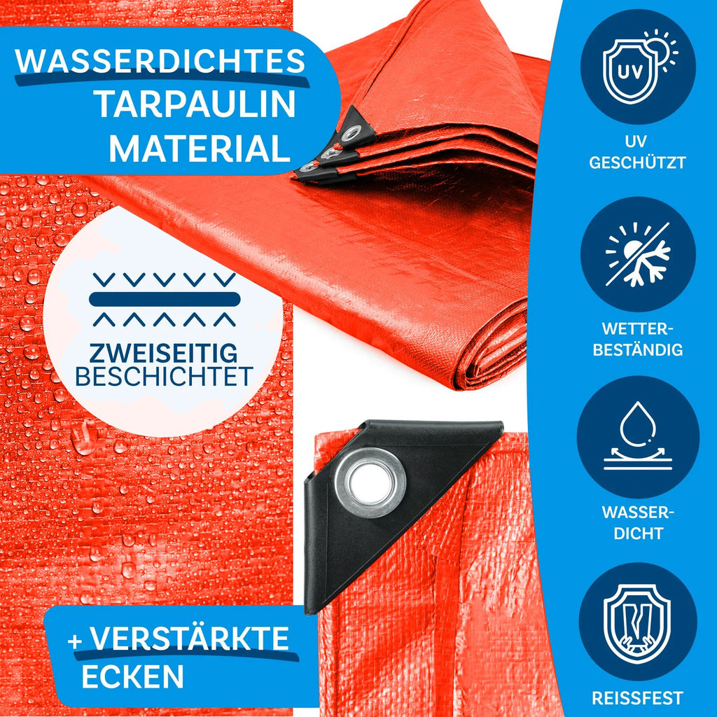 Abdeckplane, wasserdicht für Garten und Terrasse – Detailansicht 34