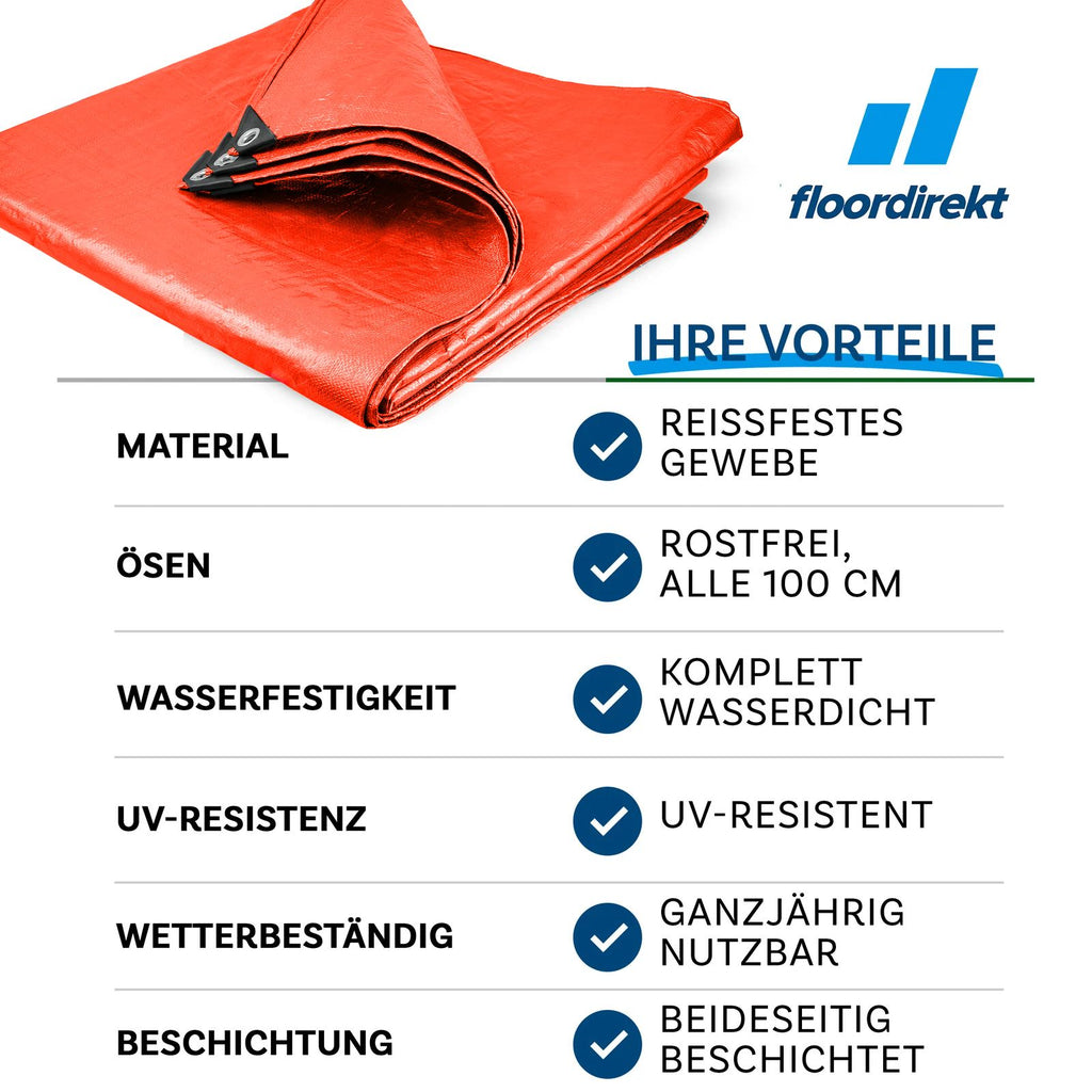 Abdeckplane, wasserdicht für Garten und Terrasse – Detailansicht 35