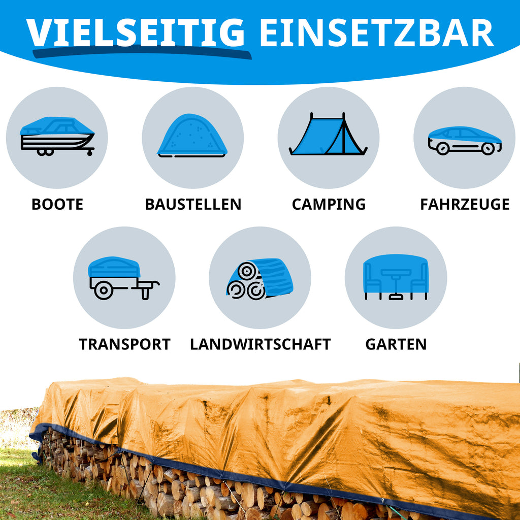 Abdeckplane, wasserdicht für Garten und Terrasse – Detailansicht 48