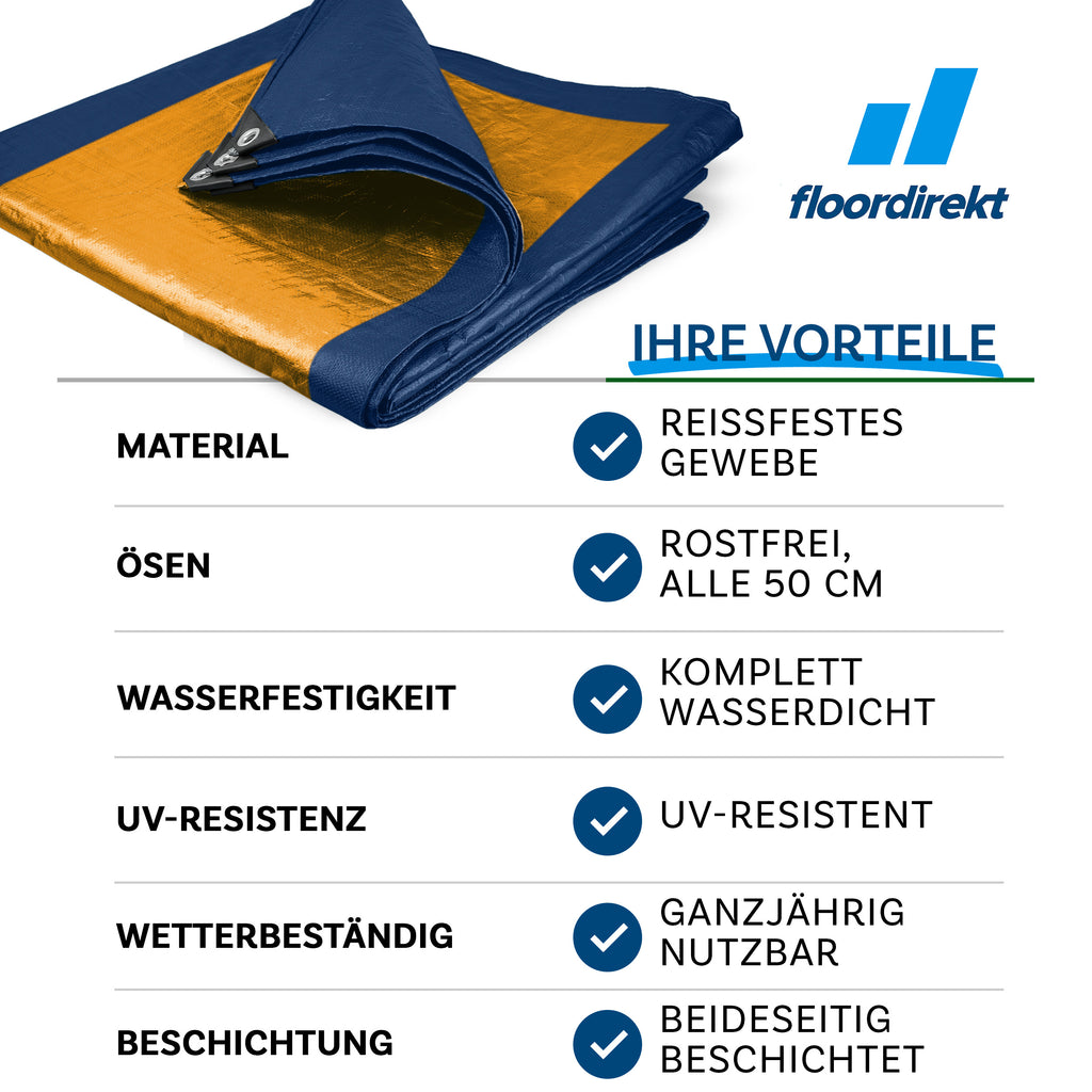 Abdeckplane, wasserdicht für Garten und Terrasse – Detailansicht 50