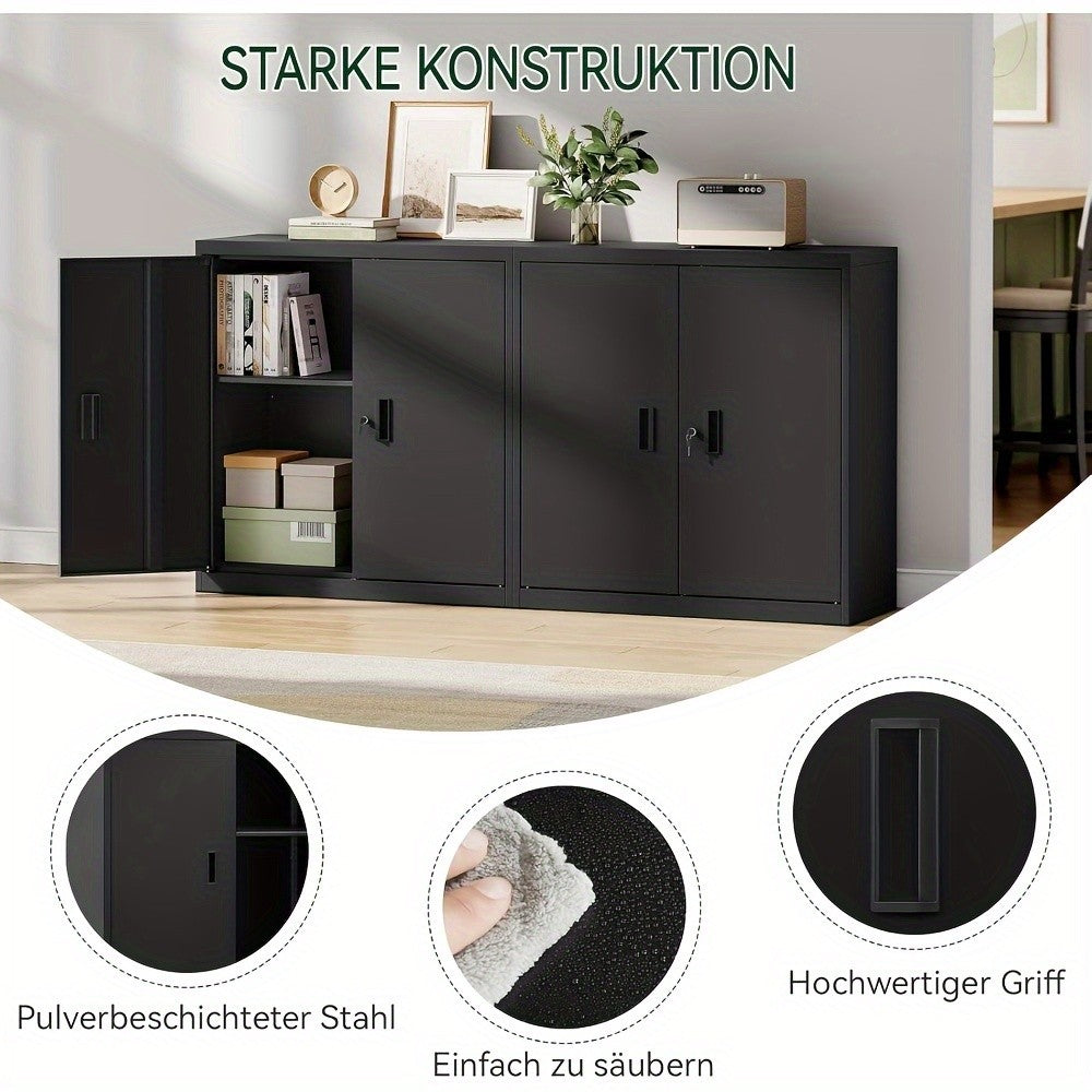 Abschließbares Archivschrank, 40 Cm für Büro und Homeoffice – Detailansicht 7