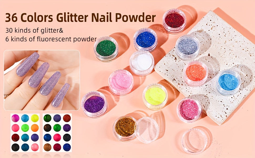 Acryl Nagelset, LED-Beleuchtung für Anfänger mit Nude und Nagelverlängerung – Detailansicht 10