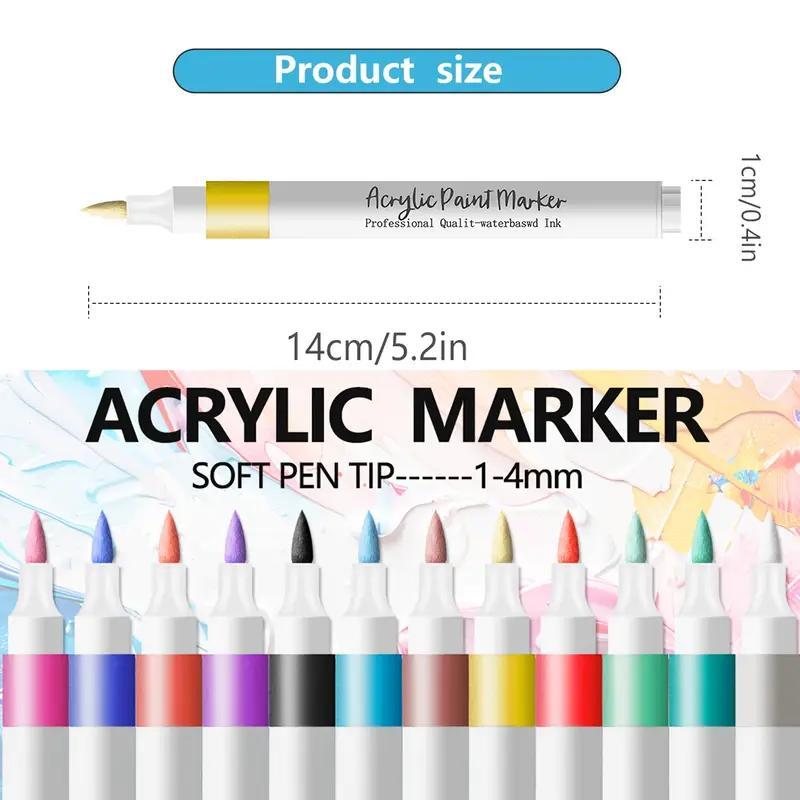 Acrylmarker, Glas für Kreativprojekte und Steine – Detailansicht 4