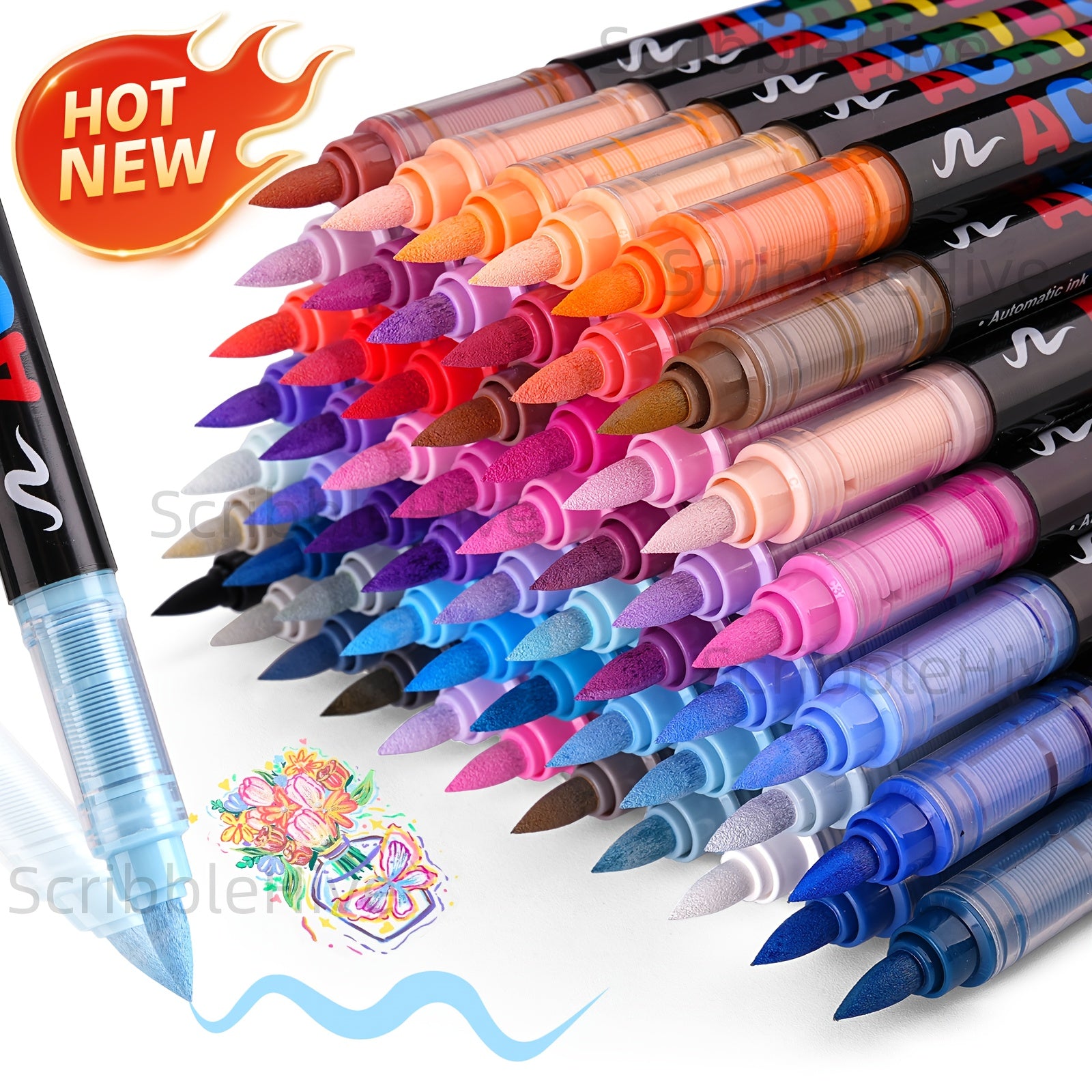 Acrylmarker, Guangna Neues Acryl-Marker-Stift-Set mit 288/240 für Hobby und Kreativprojekte – Detailansicht 12