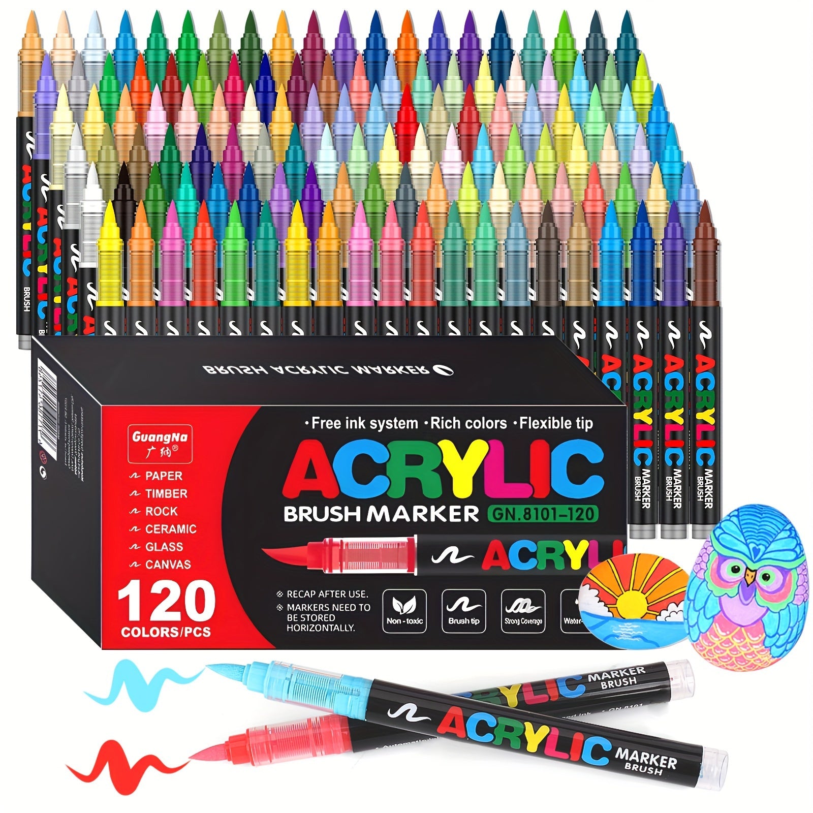 Acrylmarker, Kunststoff für Kreativprojekte und Hobby – Detailansicht 7