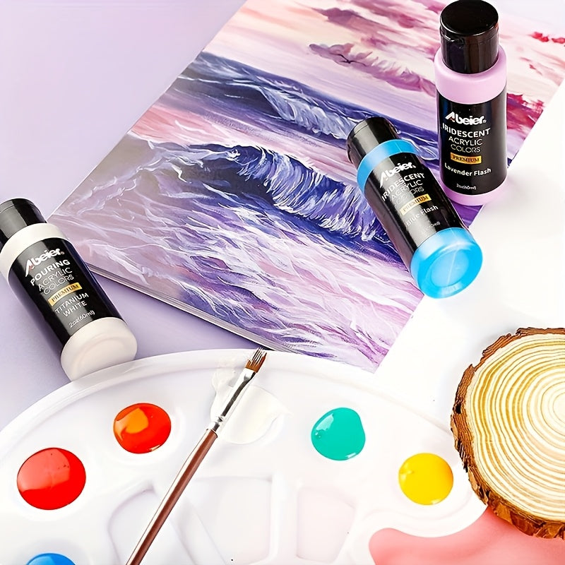Acrylpigment, Holz für Steine und DIY-Kunstdruckfarben für Bastler – Detailansicht 5