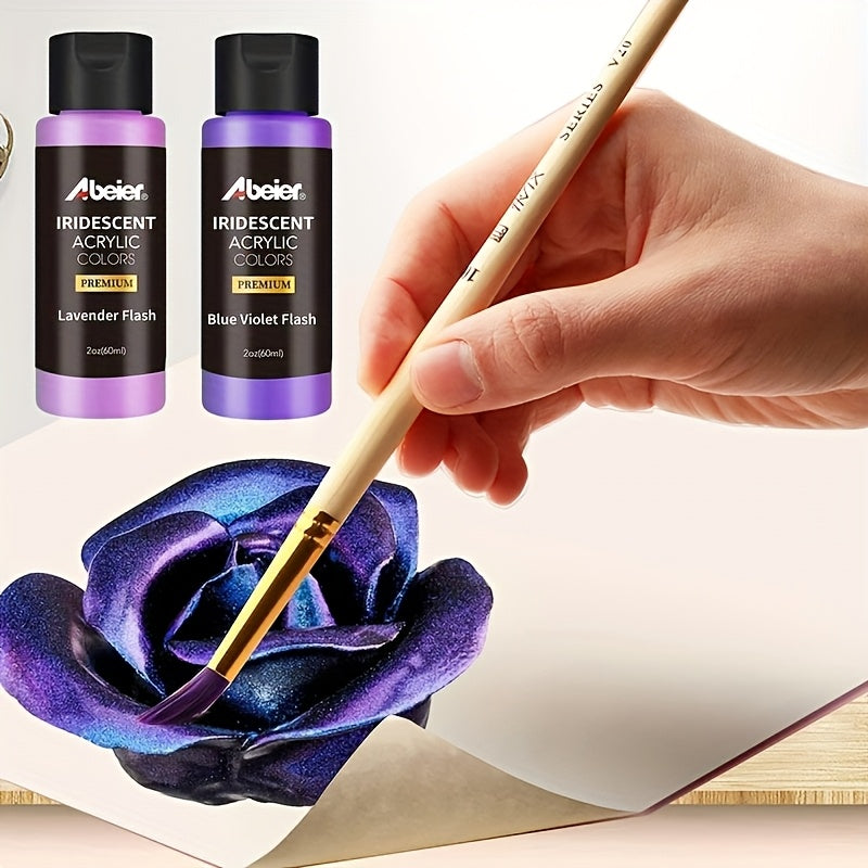 Acrylpigment, Holz für Steine und DIY-Kunstdruckfarben für Bastler – Detailansicht 8
