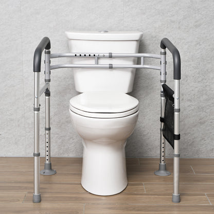 VEVOR Faltbare Toiletten-Sicherheitsleiste mit rutschfesten Griffen für Senioren