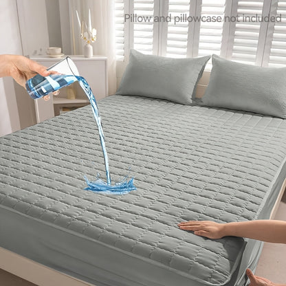 1 Stück Wasserdichtes, Weiches Spannbettlaken in Unifarben, Wiederverwendbarer Matratzenschoner, Atmungsaktiv, Geeignet für Schlafzimmer, Studentenwohnheime und Gästezimmer. Waschmaschinenfest, Erhältlich in Verschiedenen Farben und Größen. Kissenbezug un
