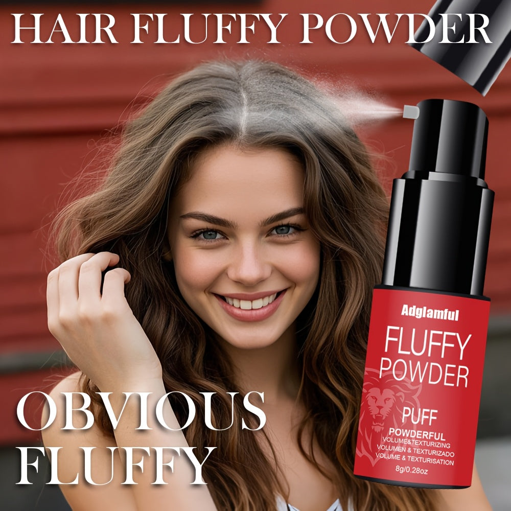 Adglamful Press Bottle Volumenpuder, Adglamful Haarvolumenpulver für voluminöses Haar und Pflege zu Hause – Detailansicht 2