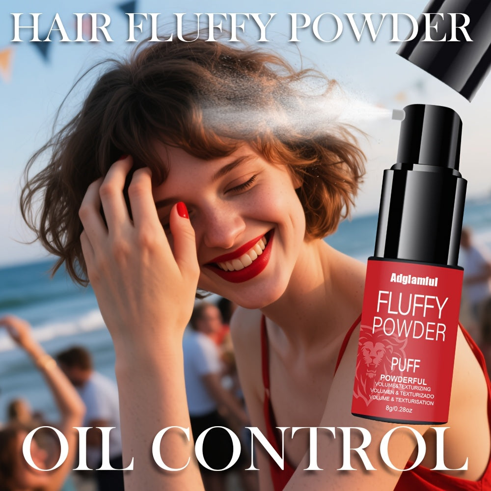 Adglamful Press Bottle Volumenpuder, Adglamful Haarvolumenpulver für voluminöses Haar und Pflege zu Hause – Detailansicht 4