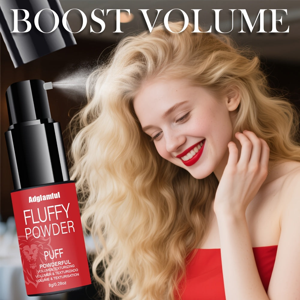 Adglamful Press Bottle Volumenpuder, Adglamful Haarvolumenpulver für voluminöses Haar und Pflege zu Hause – Detailansicht 7