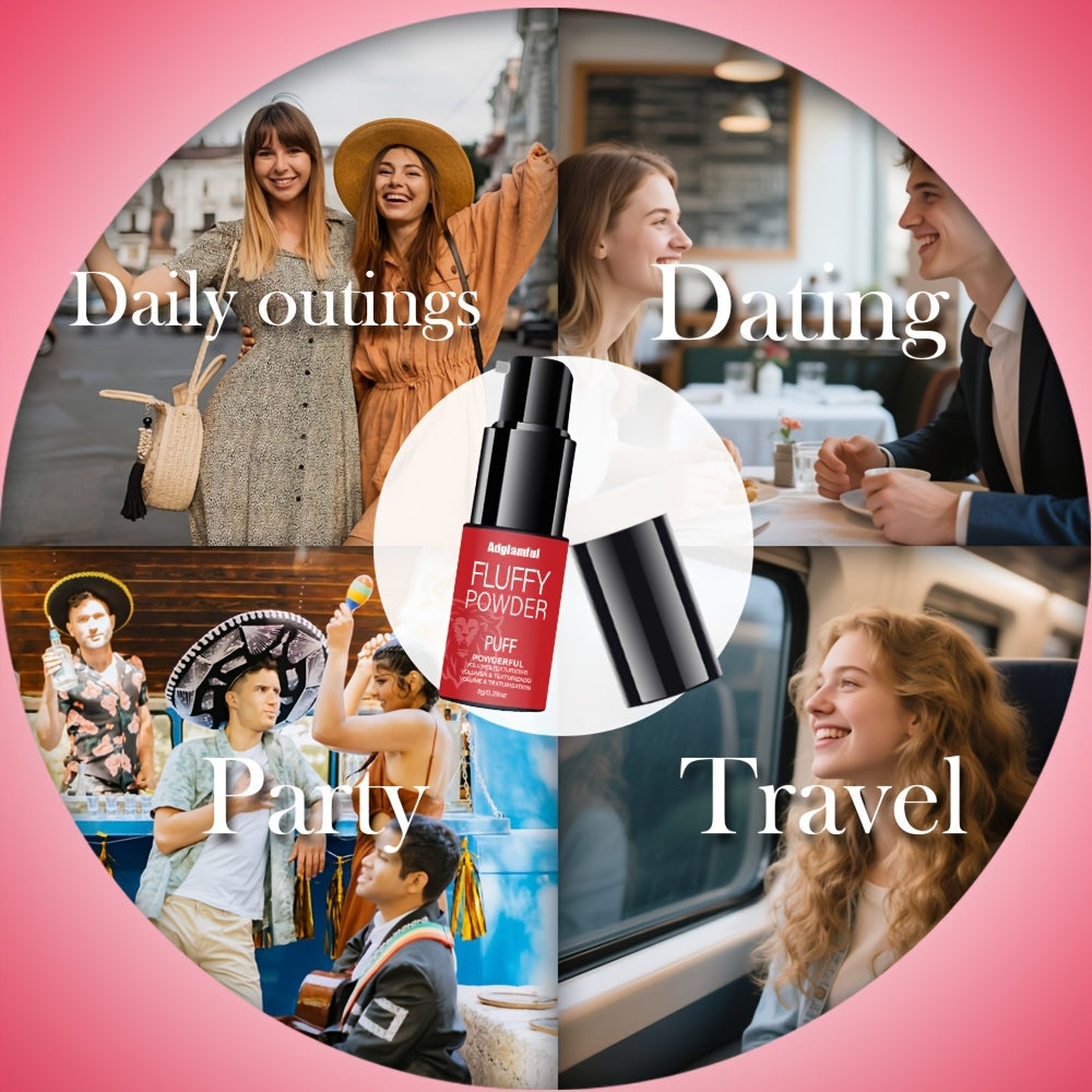 Adglamful Press Bottle Volumenpuder, Adglamful Haarvolumenpulver für voluminöses Haar und Pflege zu Hause – Detailansicht 8
