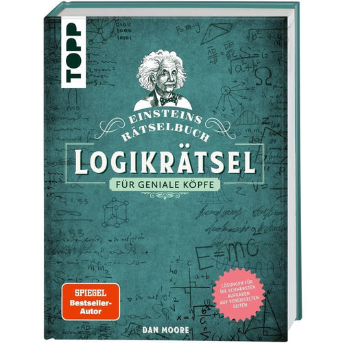 Einsteins Rätselbuch Logikrätsel für geniale Köpfe - Buch - Über 150 abwechslungsreiche Rätsel aus der faszinierenden Welt der Wissenschaft. Mit Lösungen im Buch - Dan Moore - 192 S. - Deutsch - 2024 - frechverlag GmbH - EAN 9783735852564