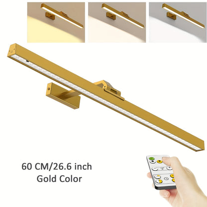 LED, ferngesteuerte, trapezförmige Smart-Lampe, Wandleuchte, Wandlampe, Kunstlicht, erhältlich in Schwarz und Gold, wiederaufladbar, 5000mAh, CCT mit 3 einstellbaren Farbhelligkeitsstufen, magnetische Saugmontagehalterung