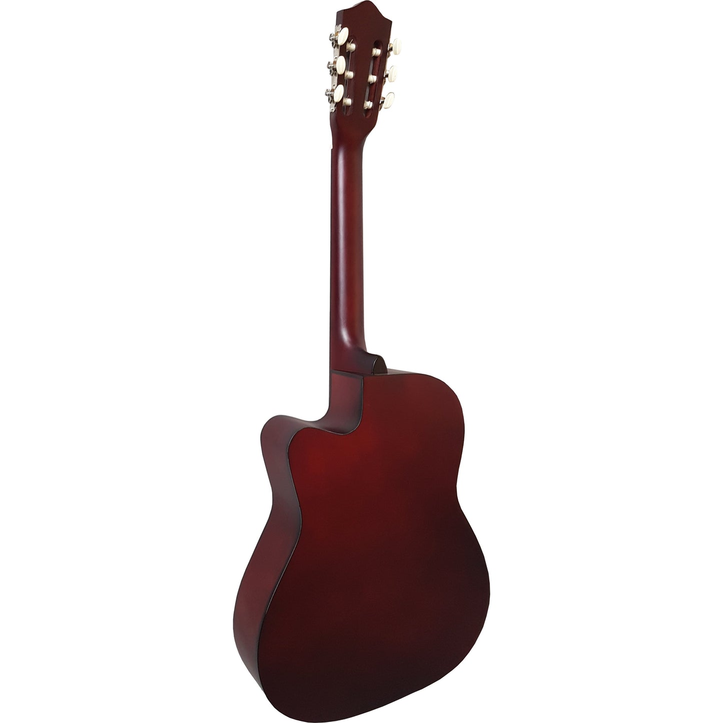 4/4 Konzertgitarre mit EQ Cutaway Mahgoni Klasik Gitarre Nylonsaiten