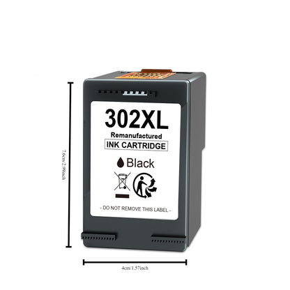 302XL Patronen Kompatibel für HP 302 Druckerpatronen (1 Schwarz, 1 Dreifarbig) 302 XL für HP DeskJet 3630 3636 3638 3639 1110 2130 3633 OfficeJet 3831 3830 3833 5220 5230 Envy 4525 4520 4522 4527