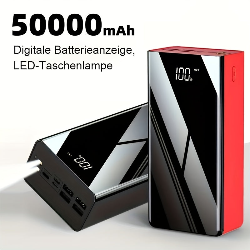 Ah Extra Große Kapazität, Schwarz 50000mAh für Camping – Hauptansicht