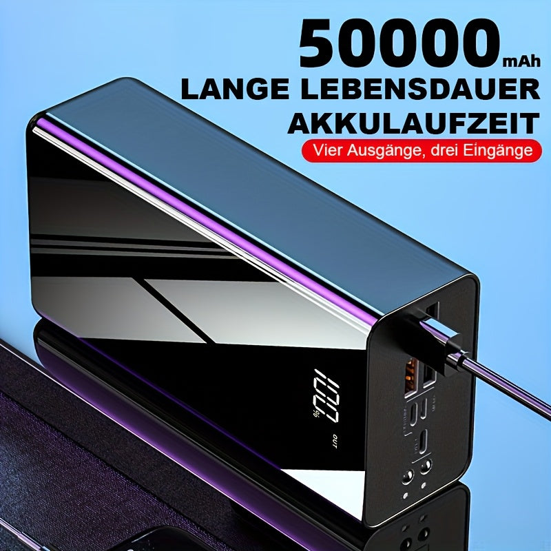 Ah Extra Große Kapazität, Schwarz 50000mAh für Camping – Detailansicht 2