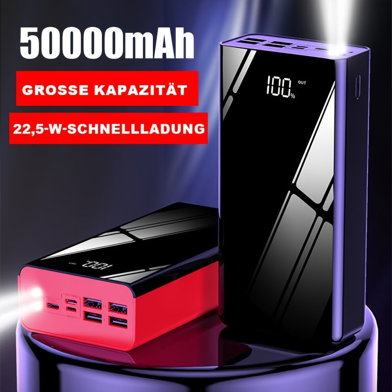 Ah Extra Große Kapazität, Schwarz 50000mAh für Camping – Detailansicht 4