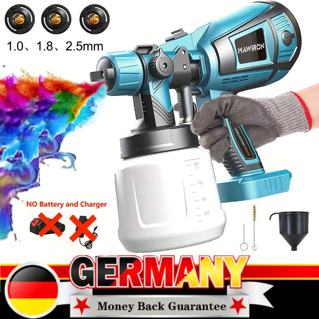 Akku-Farbspritzpistole, 310W für Zäune und Wände – Detailansicht 3