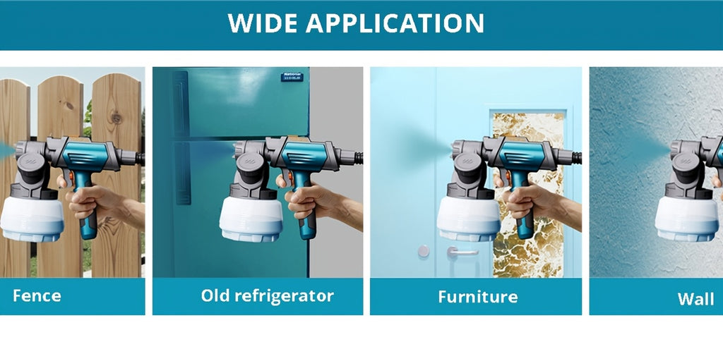 Akku-Farbspritzpistole, 800W für Wände und Zäune – Hauptansicht