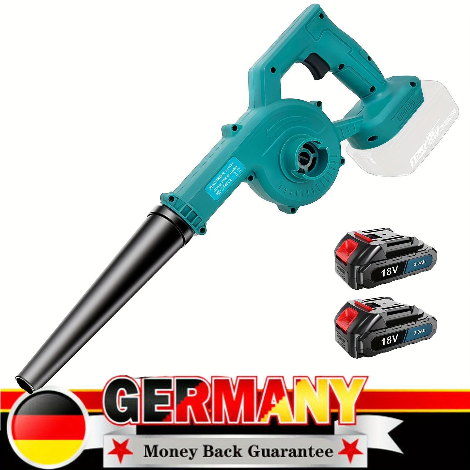 Akku-Luftbläser, 2x 3 für Garten und Terrasse – Hauptansicht