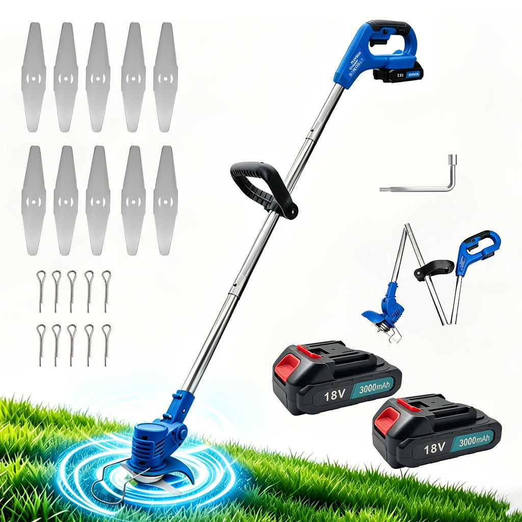 Akku-Rasentrimmer, 200W für Garten und Terrasse – Detailansicht 12