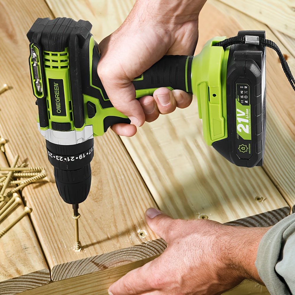 Akku-Schlagbohrer-Set, 10 mm für Werkstatt und Heimwerken – Detailansicht 11