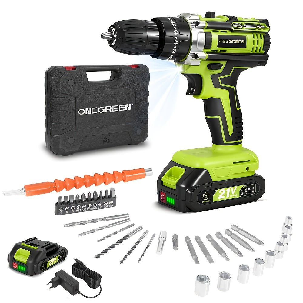 Akku-Schlagbohrer-Set, 10 mm für Werkstatt und Heimwerken – Detailansicht 13