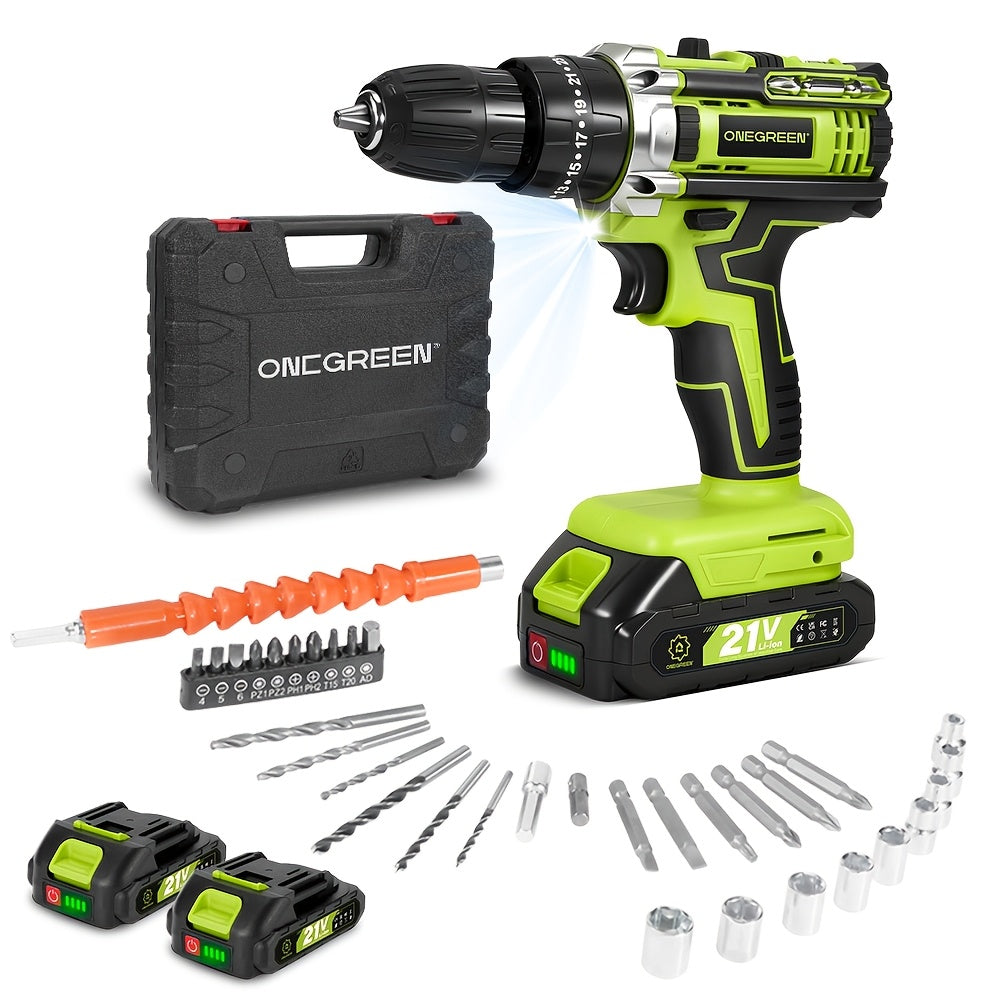 Akku-Schlagbohrer-Set, 10 mm für Werkstatt und Heimwerken – Detailansicht 15