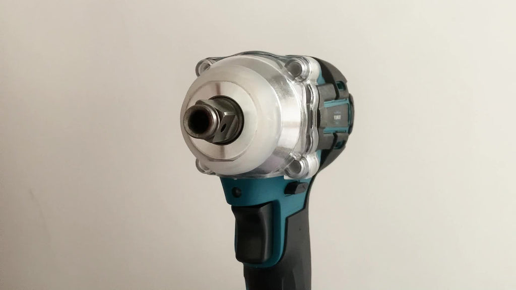 Akku-Schlagschrauber, Maschine + 1 Batterie + 2 Steckdosen für Werkstatt und Heimwerken – Detailansicht 10