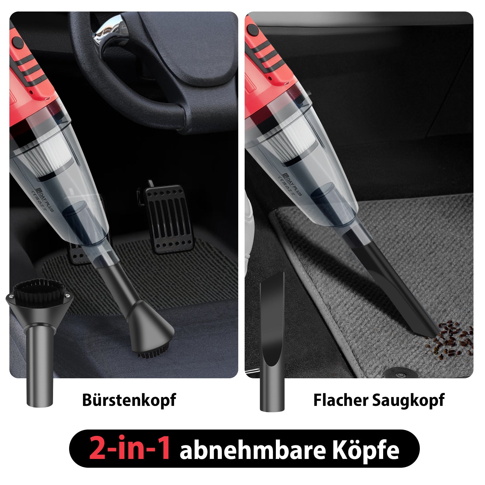 Akku-Staubsauger, 120W für Teppiche – Detailansicht 6