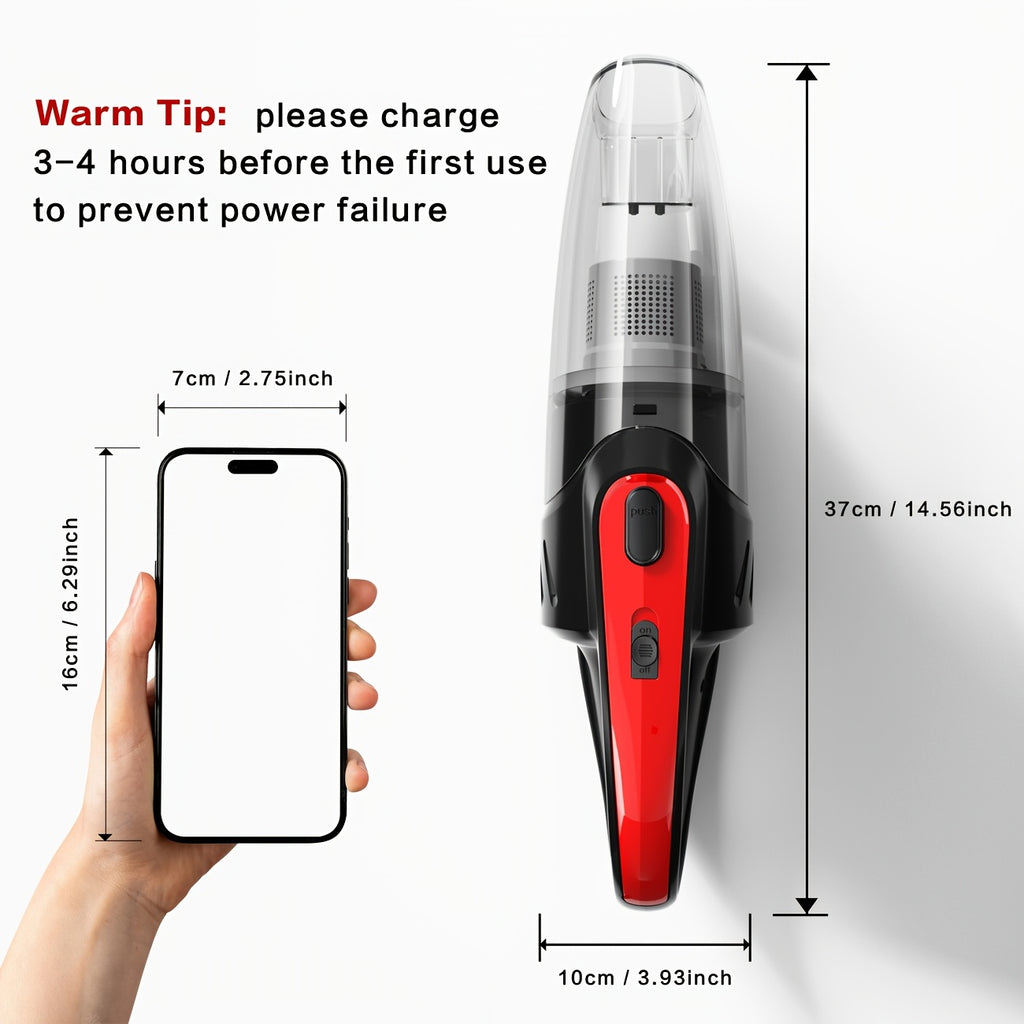 Akku-Staubsauger, 2000mAh für Hartböden und Teppiche – Detailansicht 3