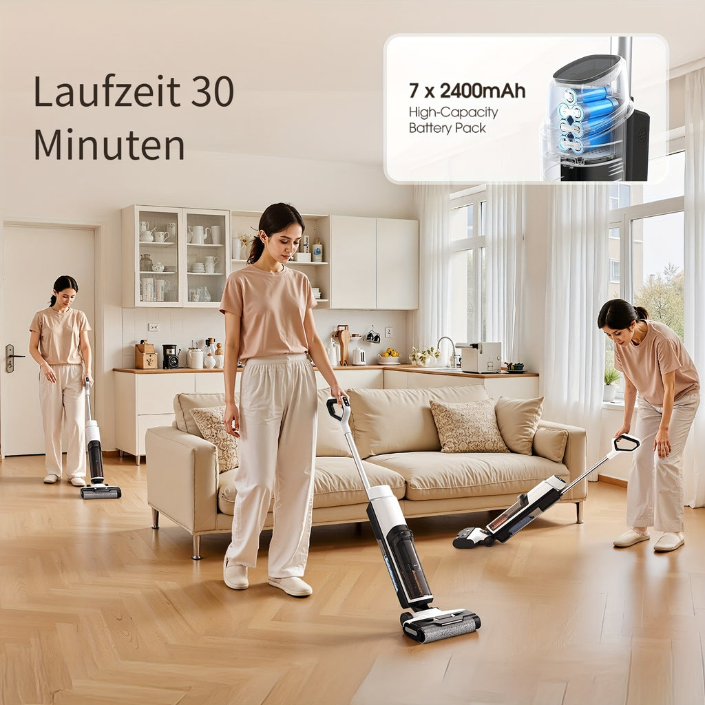 Akku-Staubsauger, 6mm für Hartböden und Teppiche – Detailansicht 5