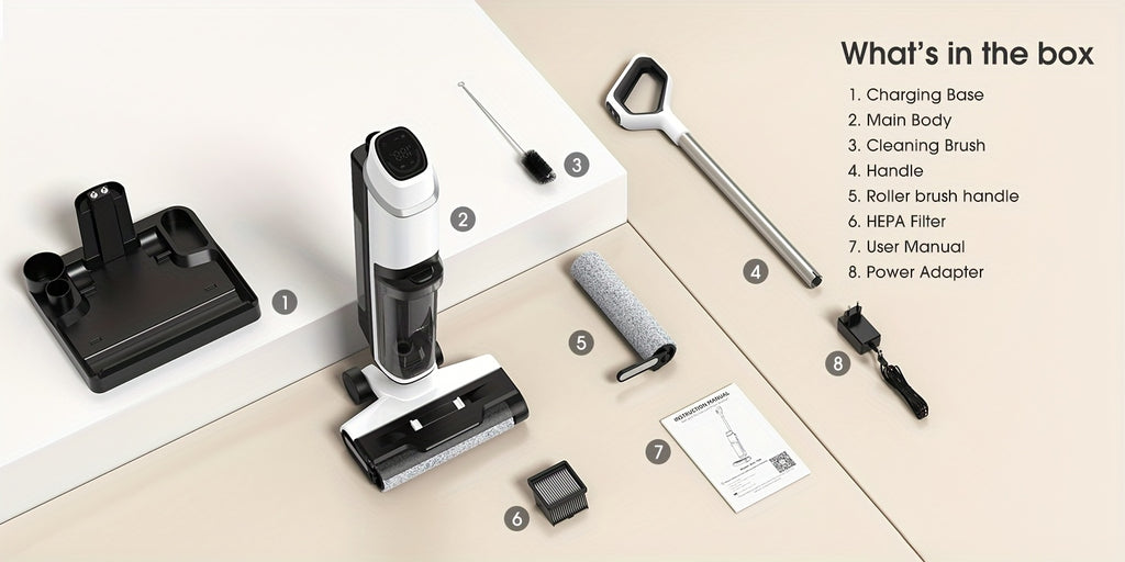 Akku-Staubsauger, 6mm für Hartböden und Teppiche – Detailansicht 17