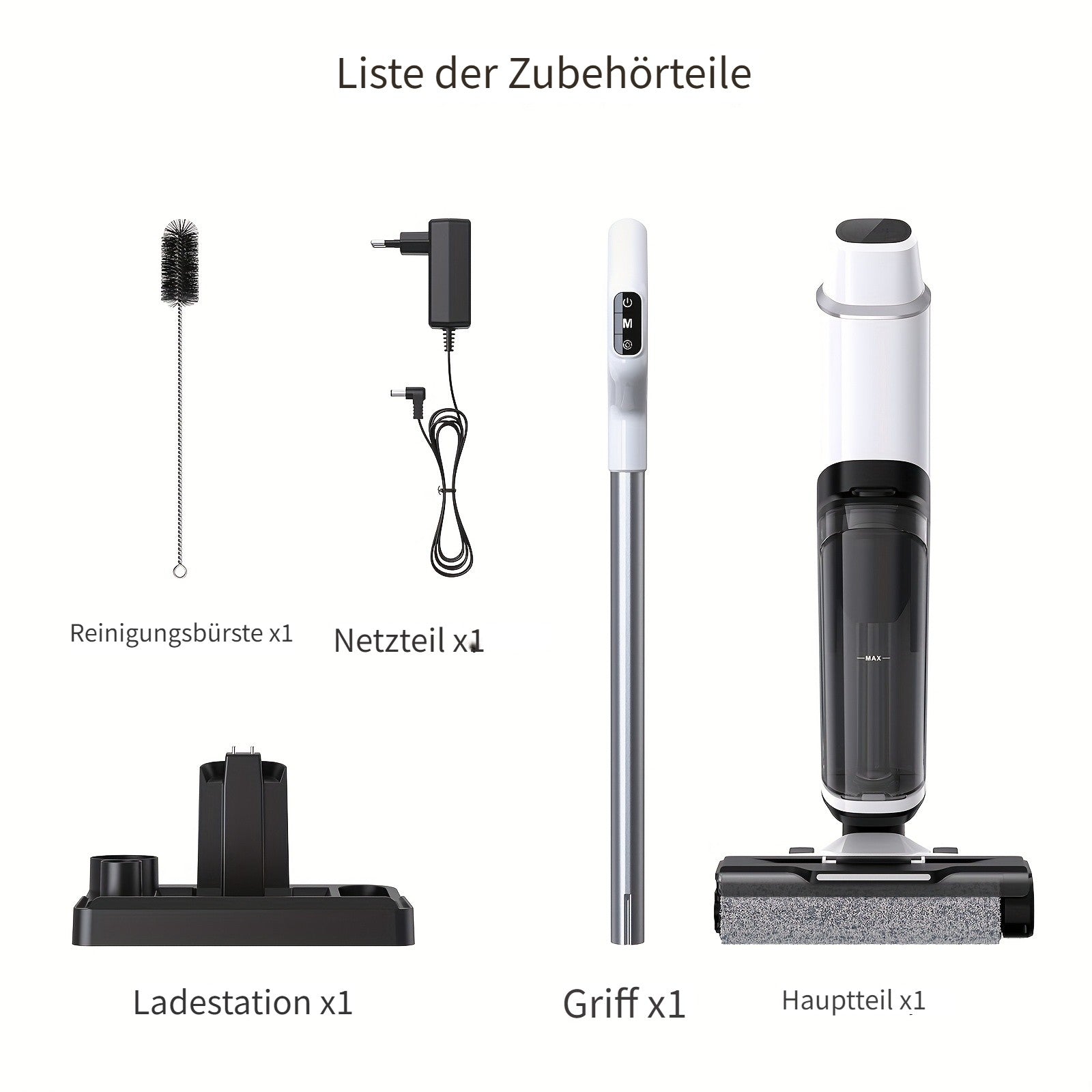 Akku-Staubsauger, 6mm für Hartböden und Teppiche – Detailansicht 21