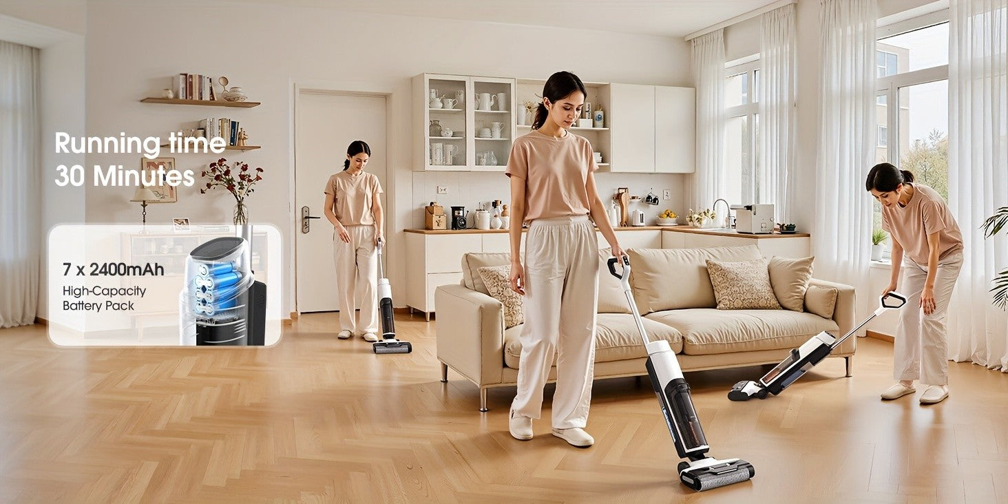 Akku-Staubsauger, 6mm für Hartböden und Teppiche – Detailansicht 22