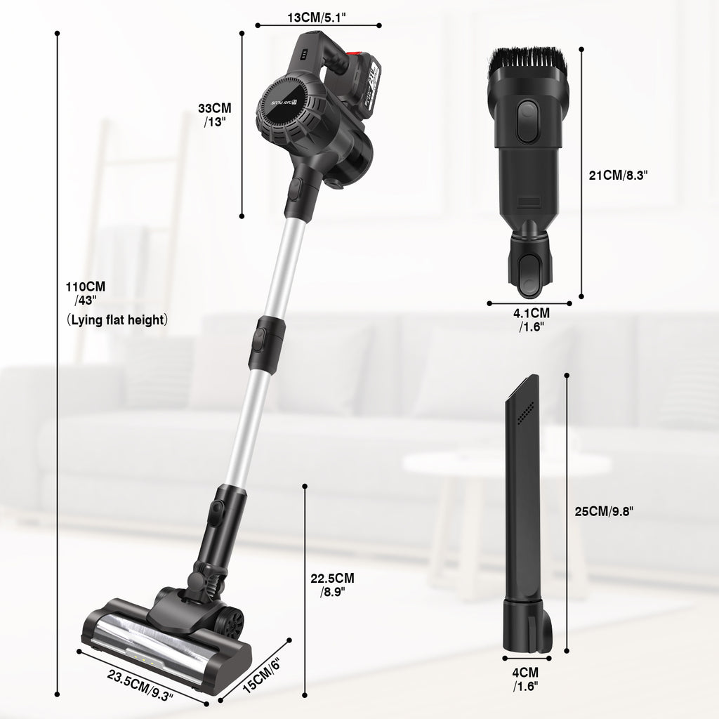 Akku-Staubsauger, 800W für Hartböden – Detailansicht 8